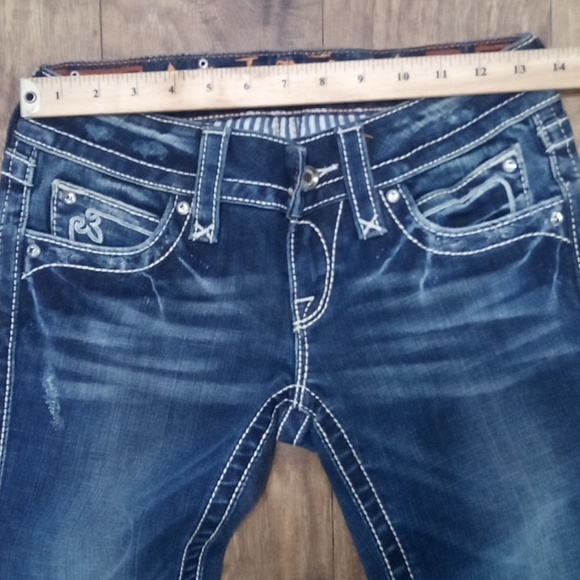 Rock Revival Women's 26 Skinny Noelle Embellished Embroidered NWOT - Picture 10 of 13